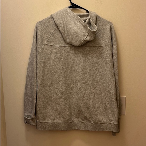 GAP fit Light Gray Zip-Up Hoodie size large - Picture 3 of 9